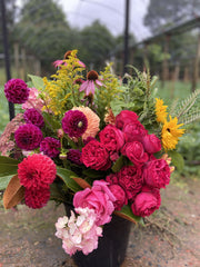 BUCKET OF FLOWER CHEER